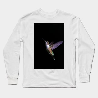 Free - Ruby throated Hummingbird Long Sleeve T-Shirt